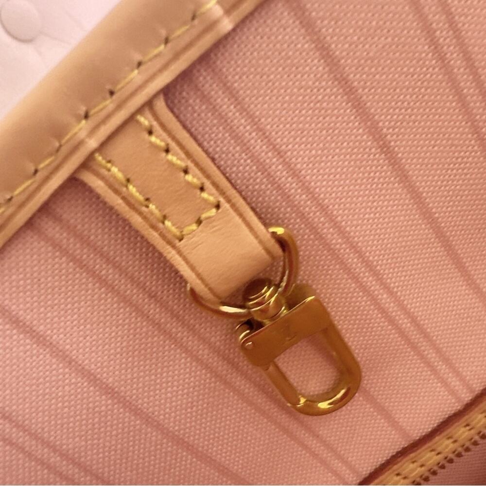 Louis Vuitton Neverfull MM Tahitienne Damier Azur Limited Edition 2017 Full Set - Picture 7 of 15